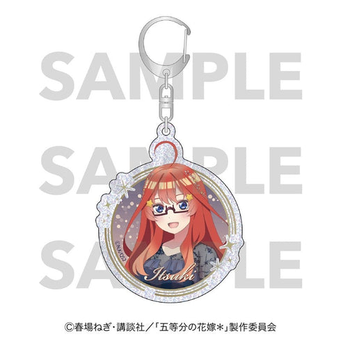"The Quintessential Quintuplets*" Glitter Acrylic Keychain: Night Sky Color Dress - Satsuki Nakano