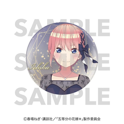 "The Quintessential Quintuplets*" Metallic Pin Badge: Night Sky Color Dress - Ichika Nakano
