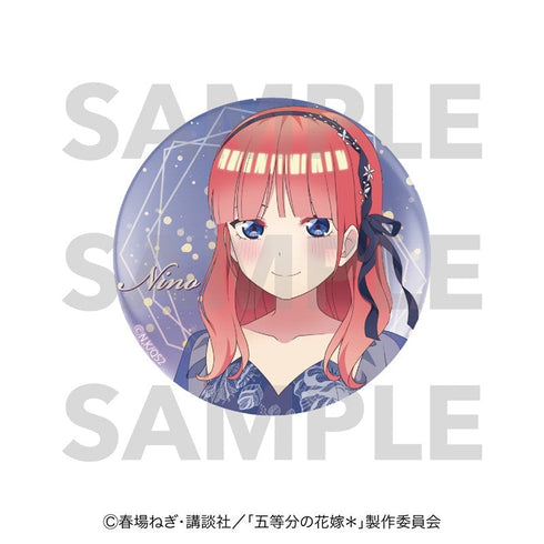 "The Quintessential Quintuplets*" Metallic Pin Badge: Night Sky Color Dress - Nino Nakano
