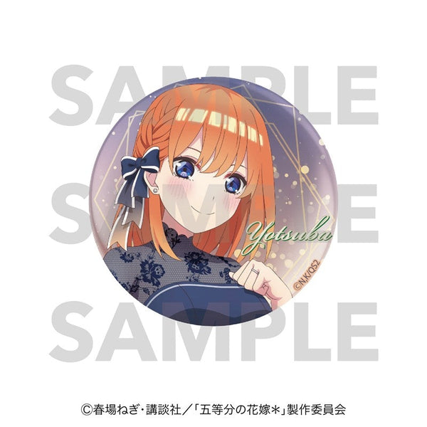 "The Quintessential Quintuplets*" Metallic Pin Badge: Night Sky Color Dress - Yotsuba Nakano