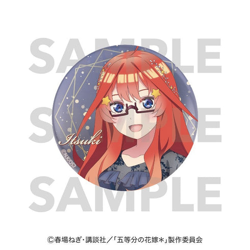"The Quintessential Quintuplets*" Metallic Pin Badge: Night Sky Color Dress - Satsuki Nakano
