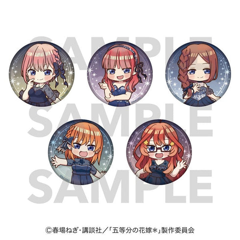 『五等分の花嫁*』トレーディング缶バッジ Night sky color Dress (全5種)【BOX】