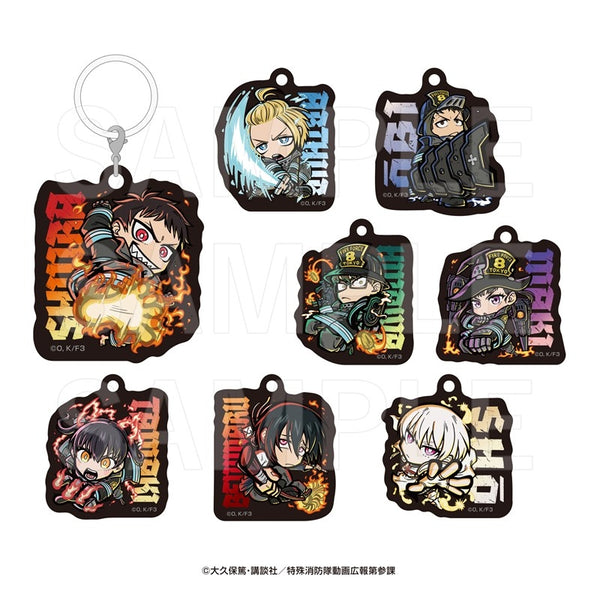『炎炎ノ消防隊 参ノ章』E-DINER トレーディングアクリルチャーム (全8種)【BOX】