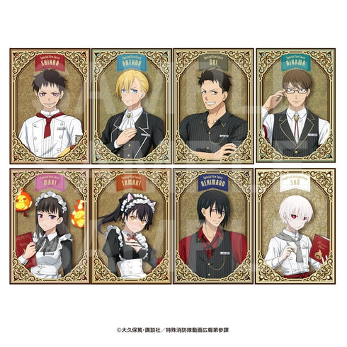《炎炎消防隊 第三章》E-DINER 即拍即印風格卡片(全8種)【盒裝】