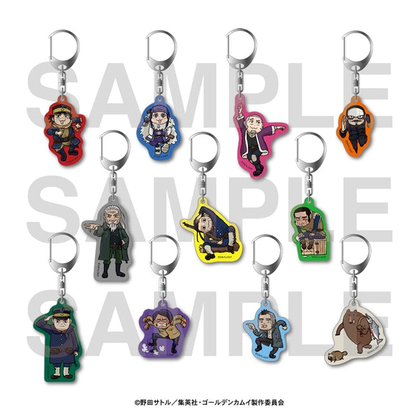 『ゴールデンカムイ×くまみね』トレーディングアクリルキーホルダー(全11種)【BOX】