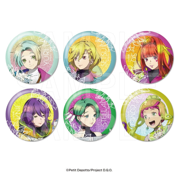 『GNOSIA Celebration Party in E-DINER』トレーディンググリッター缶バッジ(全6種)【BOX】