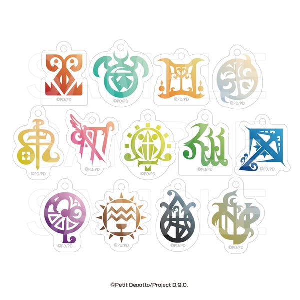 『GNOSIA Celebration Party in E-DINER』トレーディングカスタムアクリルキーホルダーA(星座ver.)(全13種)【BOX】