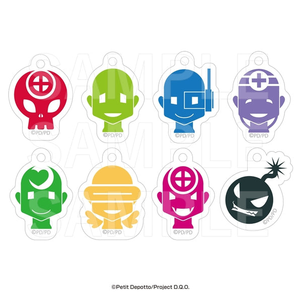 『GNOSIA Celebration Party in E-DINER』トレーディングカスタムアクリルキーホルダーB(役職ver.)(全8種)【BOX】