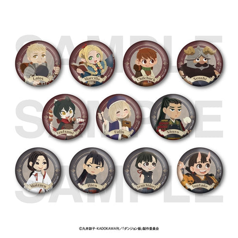 『ダンジョン飯』トレーディングメタリック缶バッジ Art by ヒョーゴノスケ (全11種)【BOX】
