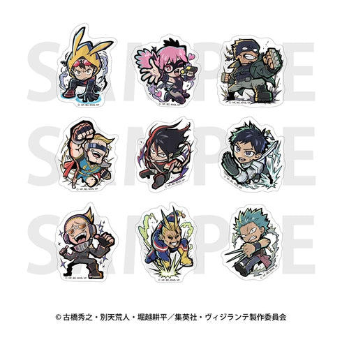 "Vigilante – My Hero Academia ILLEGALS" E-Toon Die-Cut Sticker Set