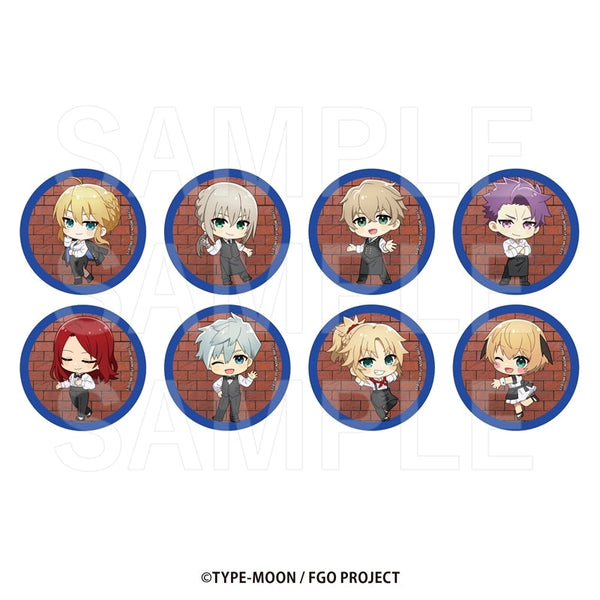 『Fate/Grand Order×英国風パブ HUB』トレーディングデフォルメ缶バッジ(全8種)