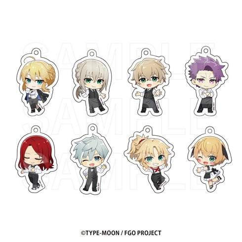 『Fate/Grand Order×英国風パブ HUB』トレーディングアクリルキーホルダーB(全8種)