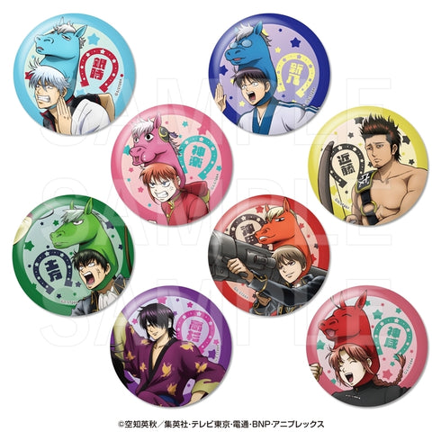 『銀魂』トレーディングメタリック缶バッジ(全8種)【BOX】