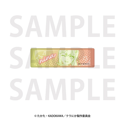 "I Became Friends with the Second Cutest Girl in My Class" Glass Chopstick Rest by Shina Nitta