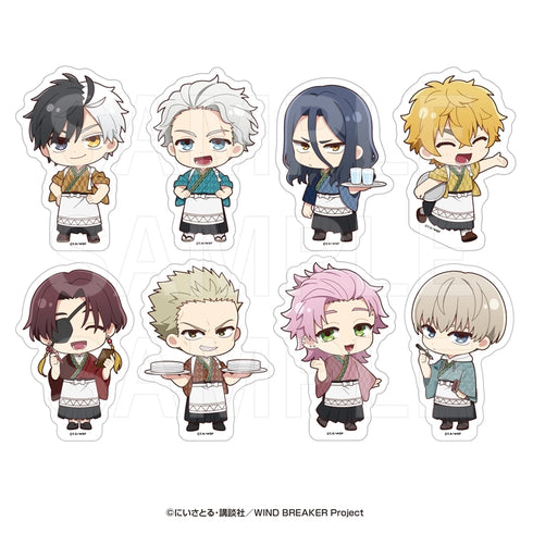 『WIND BREAKER in E-DINER』ダイカットステッカーセット(8枚入り)