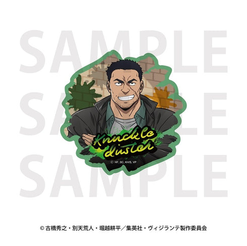 『ヴィジランテ -僕のヒーローアカデミア ILLEGALS-』ストリートファッションスタイル ダイカットステッカー ナックルダスター