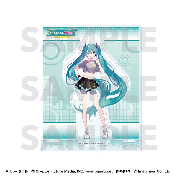 『Fit Boxing feat. 初音ミク』Art by さいね アクリルスタンド 初音ミク