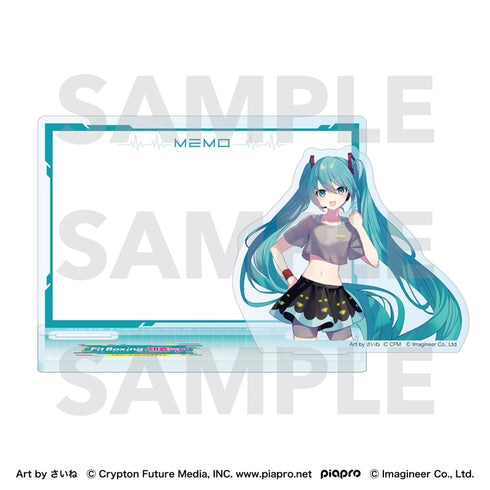 『Fit Boxing feat. 初音ミク』Art by さいね アクリルメモスタンド 初音ミク