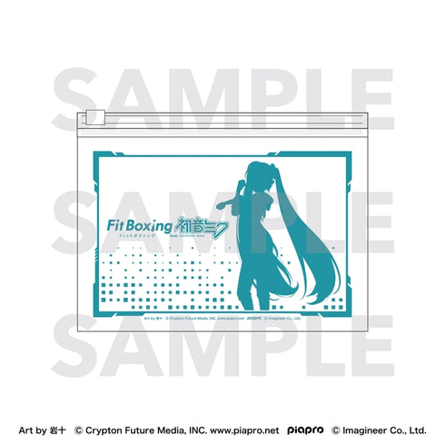 『Fit Boxing feat. 初音ミク』Art by 岩十 クリアポーチ 初音ミク
