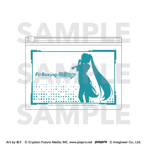 『Fit Boxing feat. 初音ミク』Art by 岩十 クリアポーチ 初音ミク