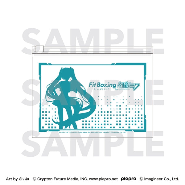 《Fit Boxing feat. 初音未來》Art by さいね 透明收納袋 初音未來
