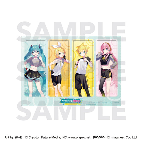 『Fit Boxing feat. 初音ミク』Art by さいね クリアしおりセット キャラクターセット