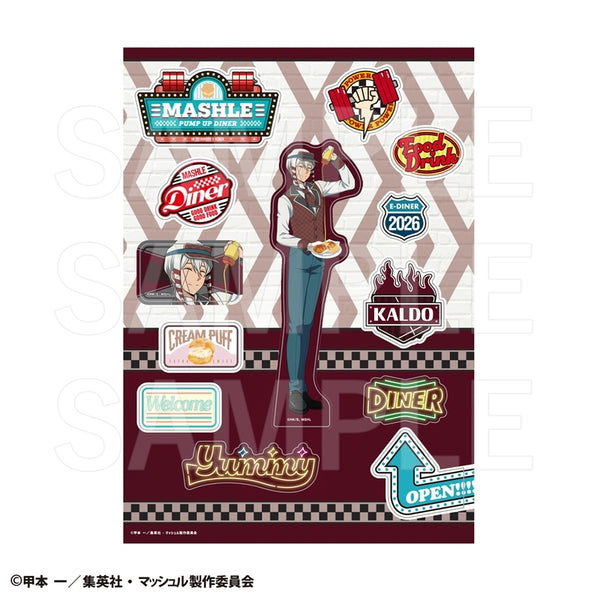 『マッシュル-MASHLE-』PUMP UP DINER 3 ダイカットステッカー カルド・ゲヘナ