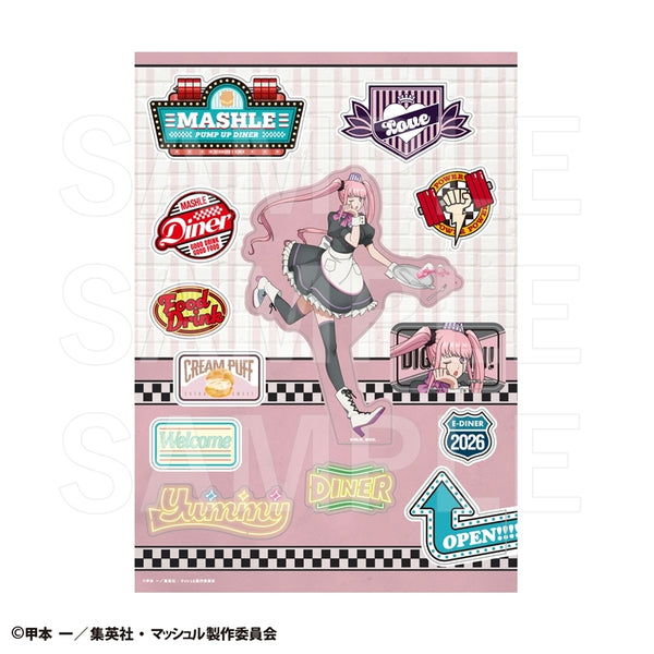 『マッシュル-MASHLE-』PUMP UP DINER 3 ダイカットステッカー ラブ・キュート