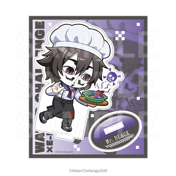 『ウォーターチャレンジ×E-DINER』アクリルスタンド ミスターブラック