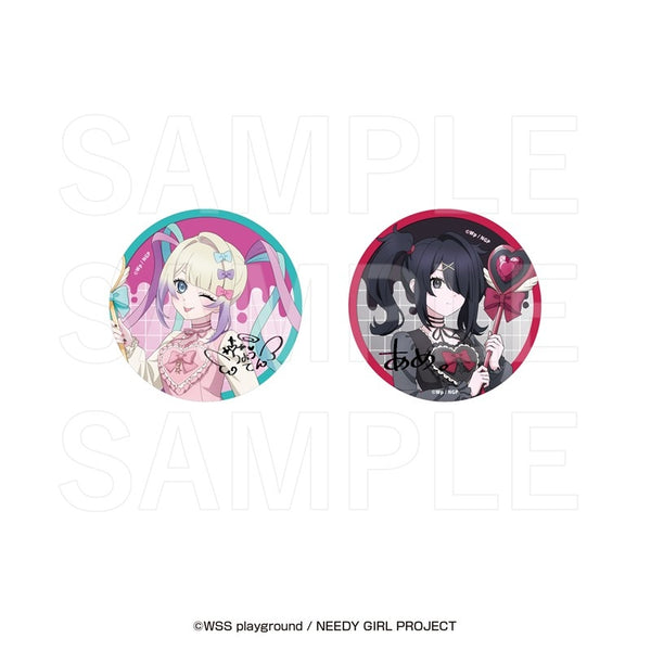 『Magia Charm×NEEDY GIRL OVERDOSE』グリッター缶バッジセット