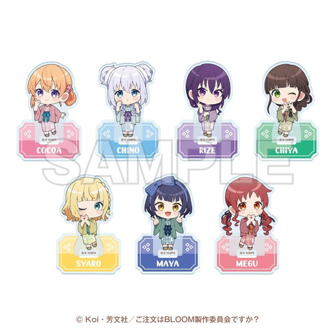 『ご注文はお湯どころですか? ~ぽかぽか湯けむりたいむ~』トレーディングミニキャラアクリルスタンド(全7種)【BOX】