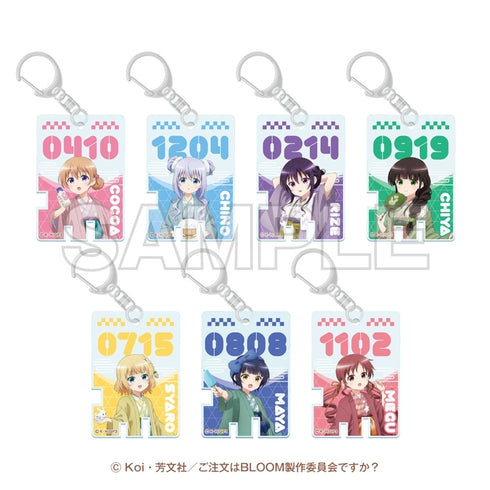 『ご注文はお湯どころですか? ~ぽかぽか湯けむりたいむ~』トレーディングロッカーキーホルダー(全7種)【BOX】