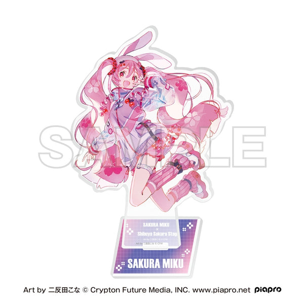 『桜ミク×Shibuya Sakura Stage』アクリルスタンド Art by 二反田こな