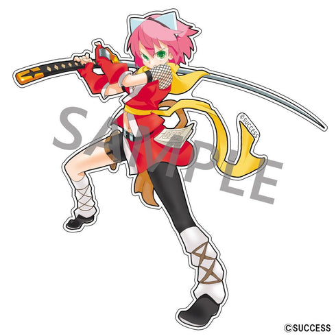 『降魔霊符伝イヅナ』ダイカットステッカーセット イヅナ