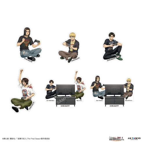 "Attack on Titan" TV Anime: The Final Season - The Conclusion Game Sticker Set