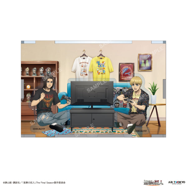 『進撃の巨人』TVアニメThe Final Season 完結編 アクリルジオラマ 1(エレン&アルミン)
