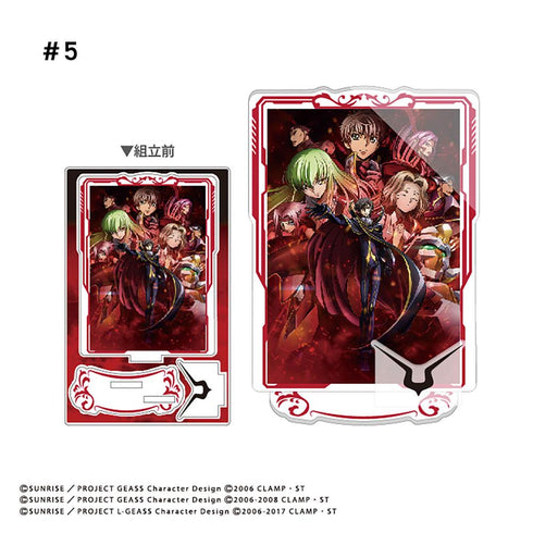《Code Geass》【食品附贈玩具】海報藝術立牌【盒裝】