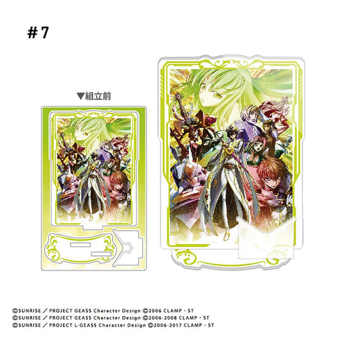 《Code Geass》【食品附贈玩具】海報藝術立牌【盒裝】