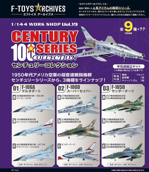 『センチュリーコレクション』【食玩】1/144 F-toys アーカイブス【BOX】
