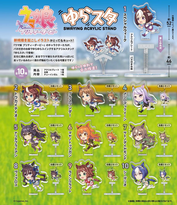 『ウマ娘 プリティーダービー』【食玩】ゆらスタ【BOX】