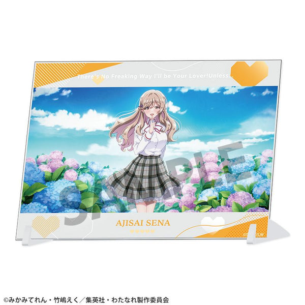 《我怎么可能成为恋人啊,绝对不可能!(※其实并非不可能!?)》A6视觉亚克力板 濑名紫阳花