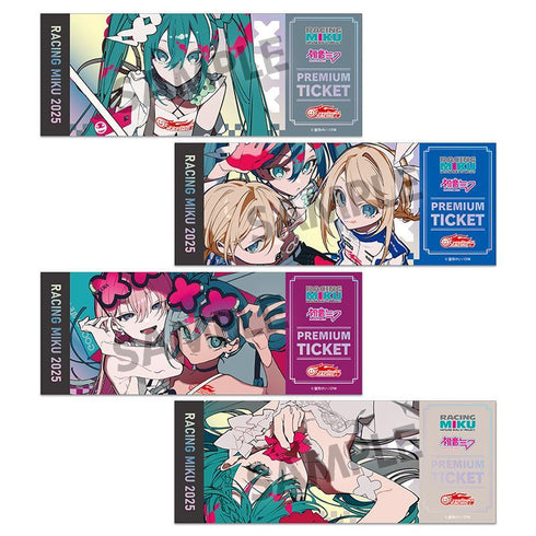 『レーシングミク』2025Ver. トレーディングホログラムチケット風カード【BOX】
