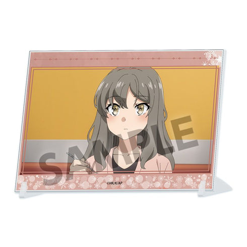 『青春ブタ野郎はサンタクロースの夢を見ない』A6ビジュアルアクリルプレート 双葉理央