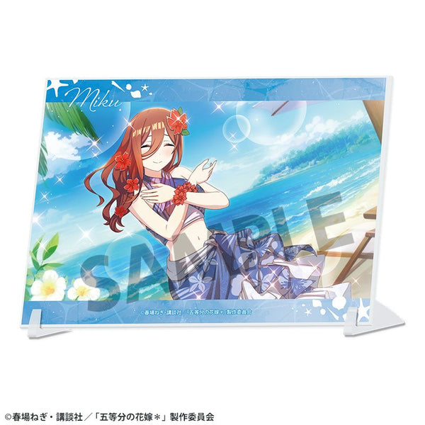 《五等分的新娘*》A6視覺壓克力板 vol.3 中野三玖