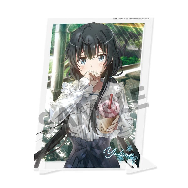 『やはり俺の青春ラブコメはまちがっている。完』ビジュアルアクリルプレート 雪ノ下雪乃 公園デート ver.
