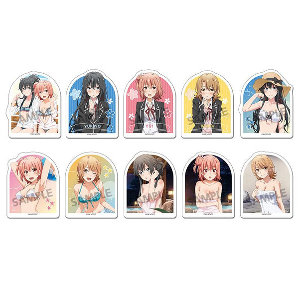 『やはり俺の青春ラブコメはまちがっている。シリーズ』トレーディングダイカットステッカー vol.1【BOX】