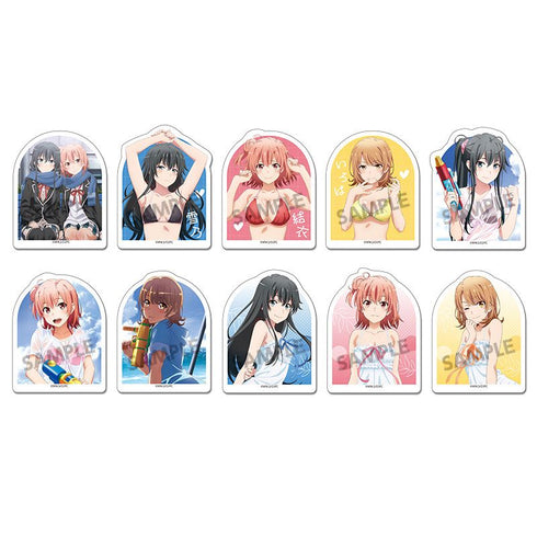 『やはり俺の青春ラブコメはまちがっている。シリーズ』トレーディングダイカットステッカー vol.2【BOX】