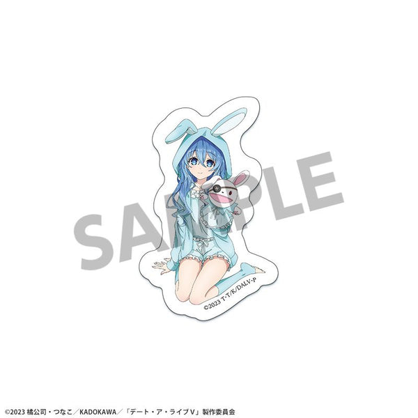 『デート・ア・ライブV』描き下ろしダイカットステッカー 四糸乃 ナイトウェア ver.