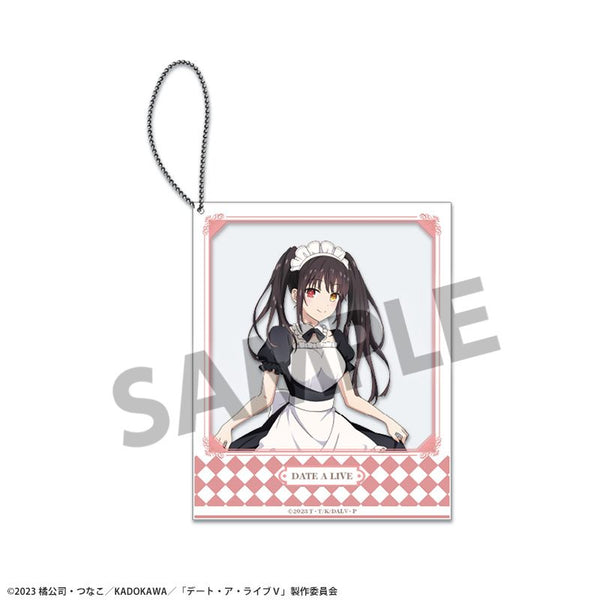 『デート・ア・ライブV』描き下ろしポラロイド風アクリルキーホルダー 時崎狂三 メイド ver.