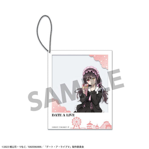 『デート・ア・ライブV』描き下ろしポラロイド風アクリルキーホルダー 時崎狂三 遊園地デート ver.